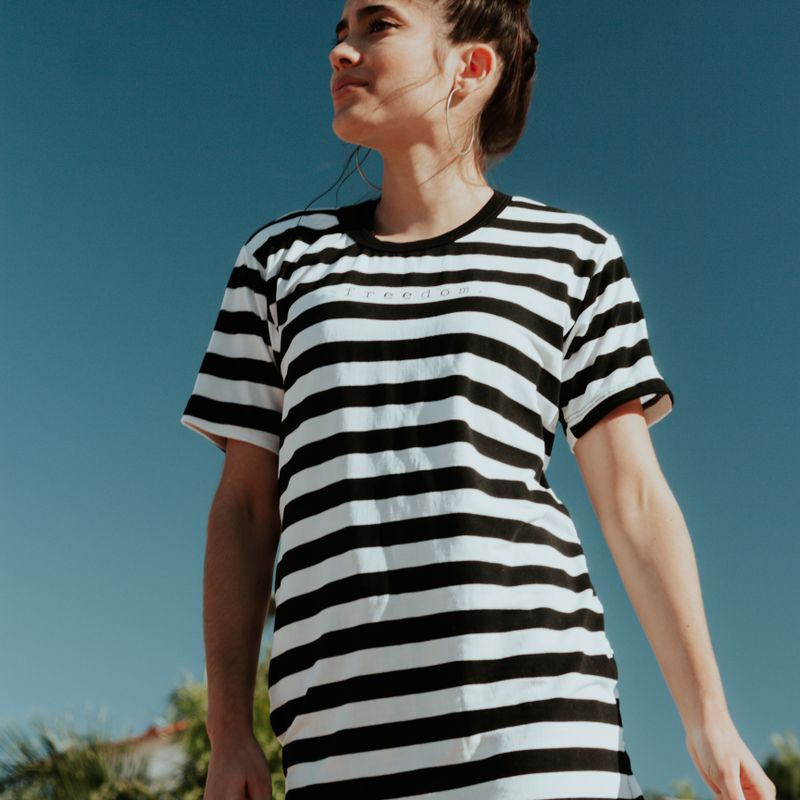 Striped Crew Tee